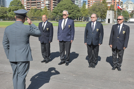 Saludo del directorio de la Comandancia General el 17 de marzo de 2023 a la Escuela Militar Image