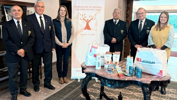Cien Águilas entrega donación de artículos de aseo personal a soldados desplegados en zonas críticas